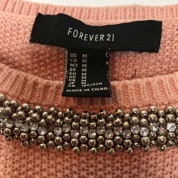 Forever 21 Jeweled Collar Sweater - Picture 6 of 12